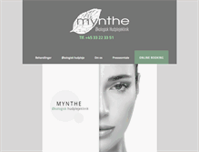 Tablet Screenshot of mynthe.com